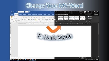 How to Enable Dark Mode in Microsoft Word : Reduce Eye Strain & Improve Your Experience!