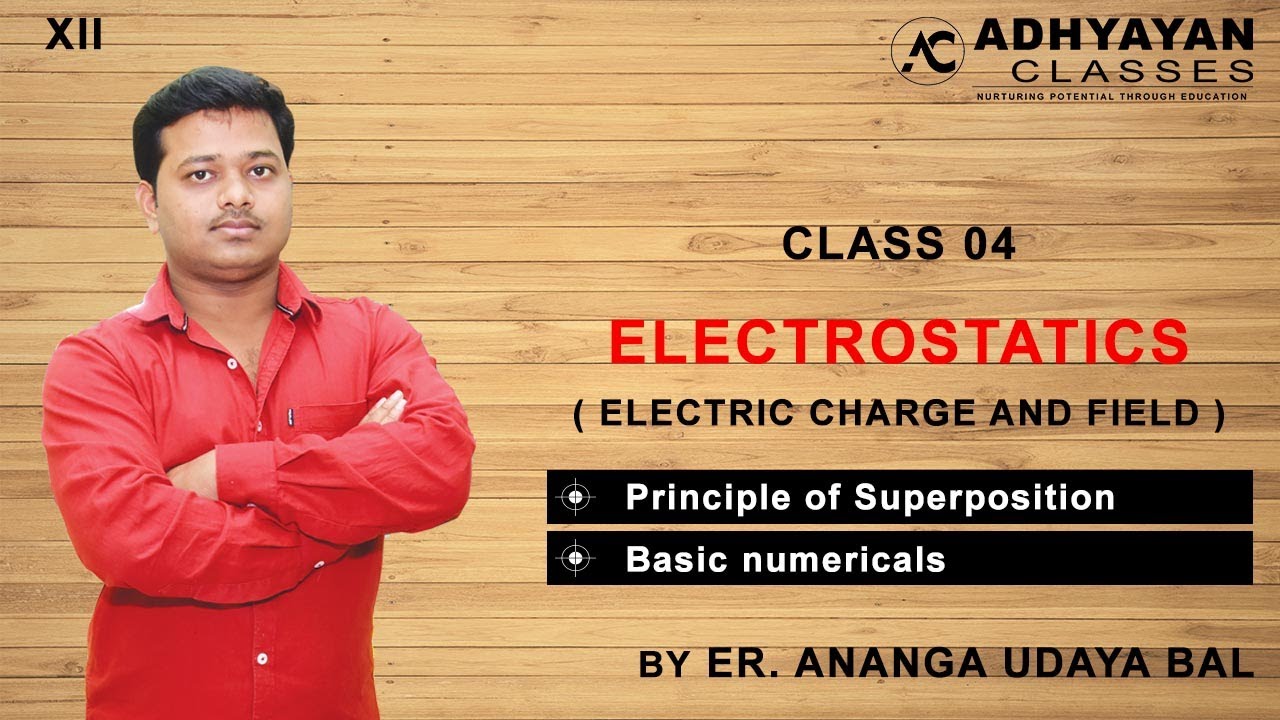 ELECTROSTATICS | CLASS 04  | Principle of Superposition | by Ananga sir Principle of Superposition
