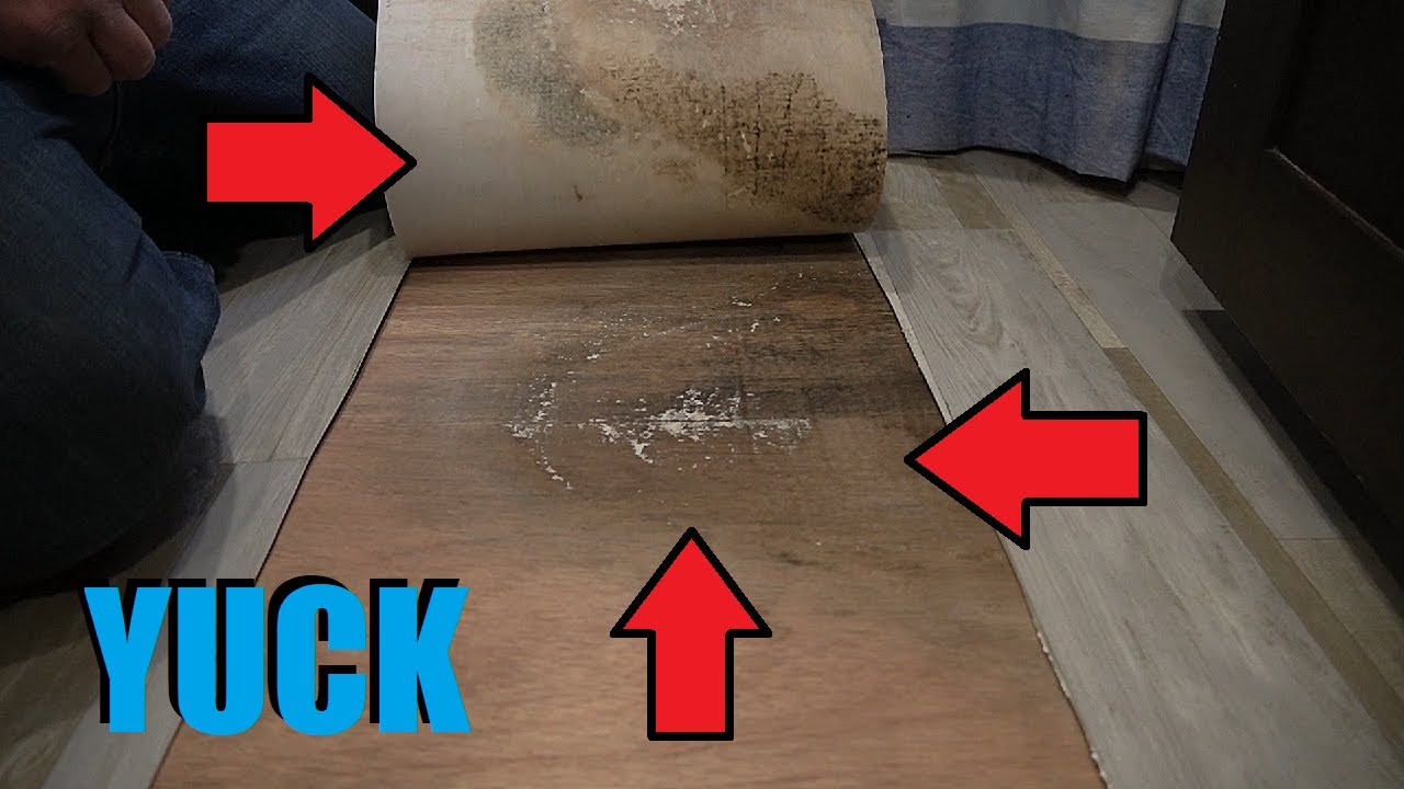 RV Floor Water Damage Repair Part One YouTube