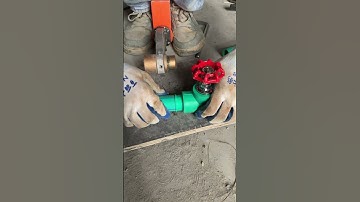 Máy Hàn Ống Nhiệt Ppr ||Hàn Van Khoá Innox Ống Nhiệt Ppr. ct36vlog. #ct36vlog