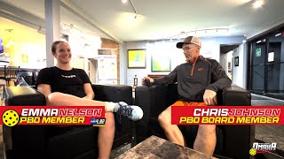 Emma Nelson - 13 year old 4.92 DUPR - Pickleball Omaha Interview with Chris Johnson