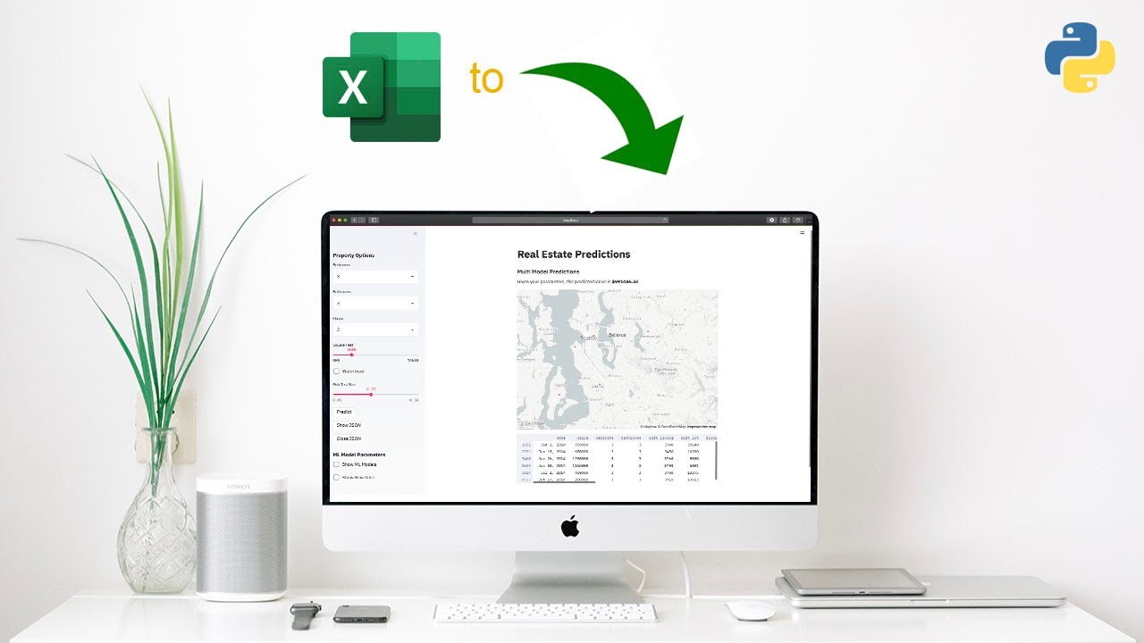  Excel Spreadsheet to Web App Using Streamlit and Python