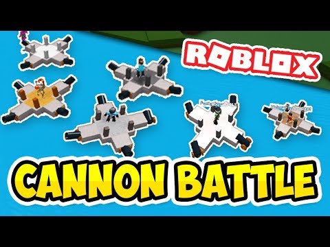 Cannon Boat Battle In Roblox Roblox Build A Boat For Treasure Youtube - build a boat and battle decar roblox