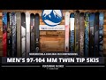 2024 mens 100 mm twin tip ski comparison with skiessentialscom