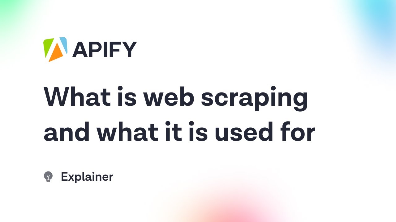 What is web scraping and what it is used for