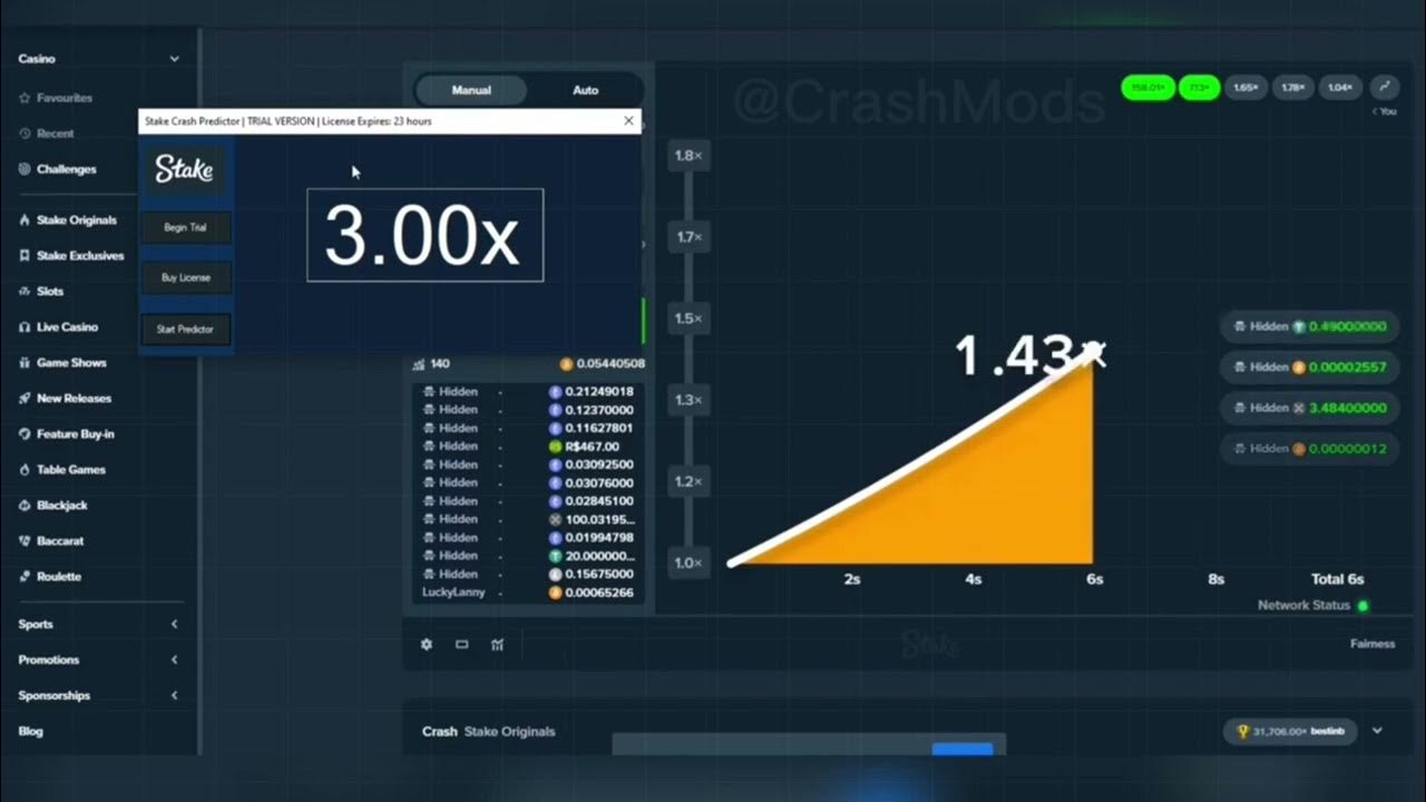 Stake Crash Extension Crash Predictor Bot WORK 2023 YouTube