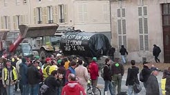 Manifestation des agriculteurs le16 10 09 à Chalons en Champagne