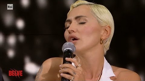 Serena Brancale canta "Anema e core" - Belve 27/05/2025"