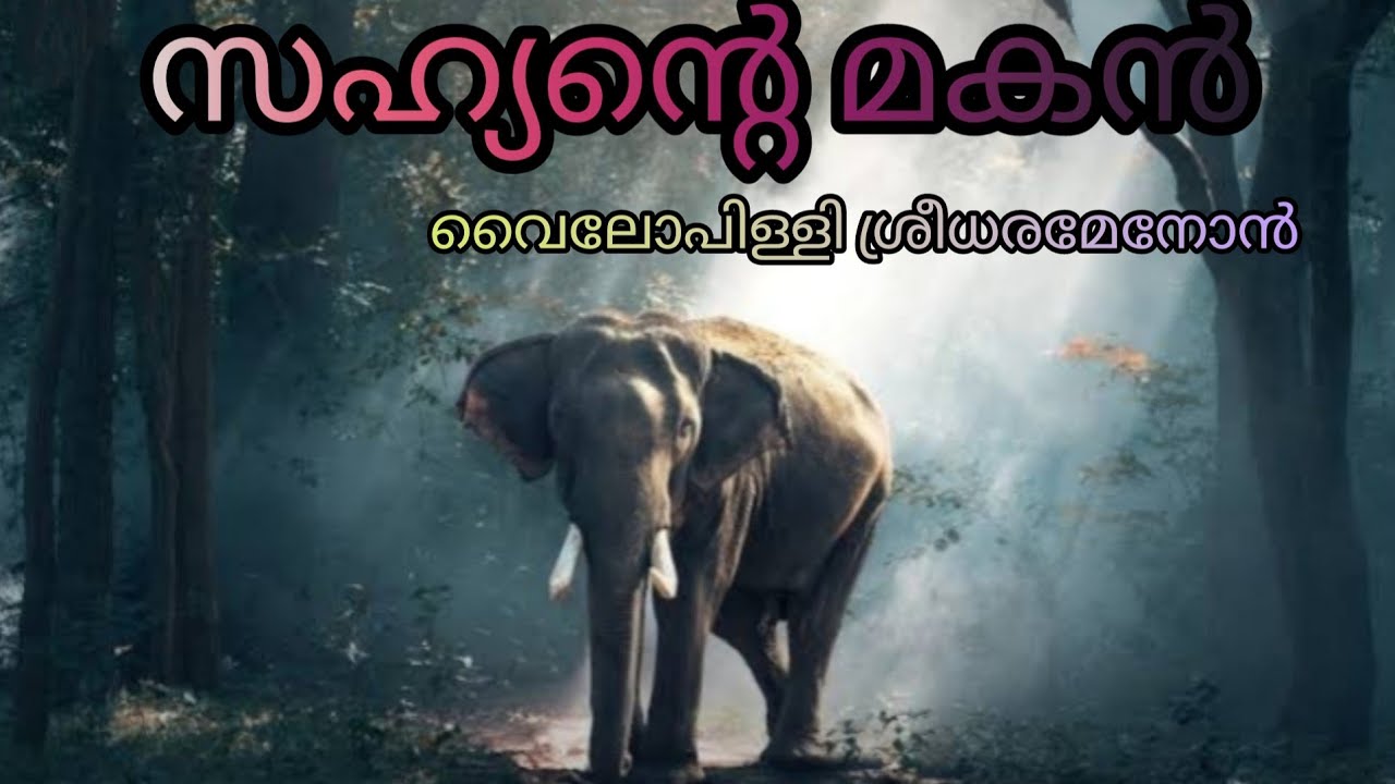 സഹ്യന്റെ മകൻ-വൈലോപ്പിള്ളി ശ്രീധരമേനോൻ, കവിത വിശകലനം Annamalai university