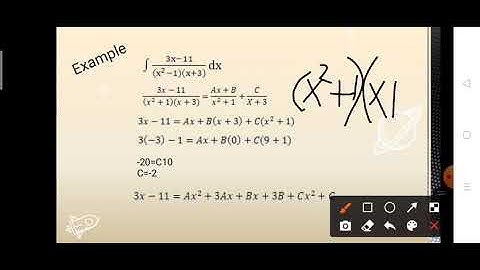 Partial Fraction || Non repeating quadratic factors || Calculus 2