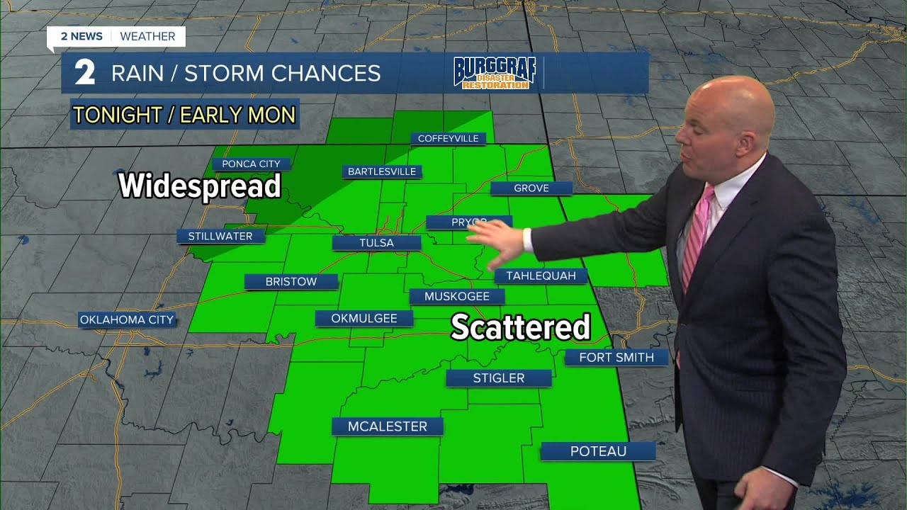 Chance of showers and perhaps a thunderstorm for Mother's Day - YouTube