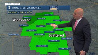 Chance of showers and perhaps a thunderstorm for Mother's Day