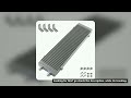 Universal Dual Pass Bar & Plate Oil Cooler 18.5"x5.5"x1.58" Core Large Black/Silver