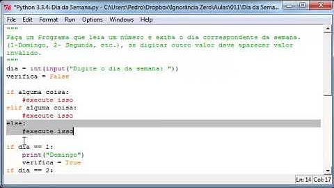 Curso de Python 3   011   Estrutura de Decisões II   if  elif e else