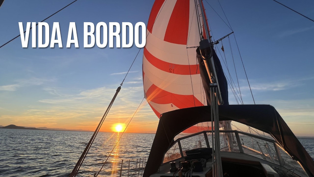⁣149 | Vida a bordo, ancorados no Mar Menor.