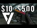 How to go from $10 to $500 CSGO Gambling - YouTube