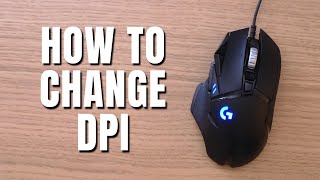 Logitech G502 Hero How To Change DPI