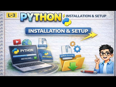 L-3 | PYTHON |  INSTALLATION & SETUP | 