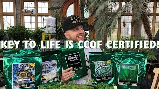 Certified Organic Nutrients from Key To Life CCOF