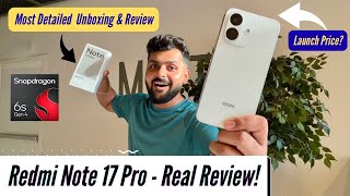 Redmi Note 17 Pro Unboxing & Review - Detailed Performance, Camera & Battery Test! screenshot 1