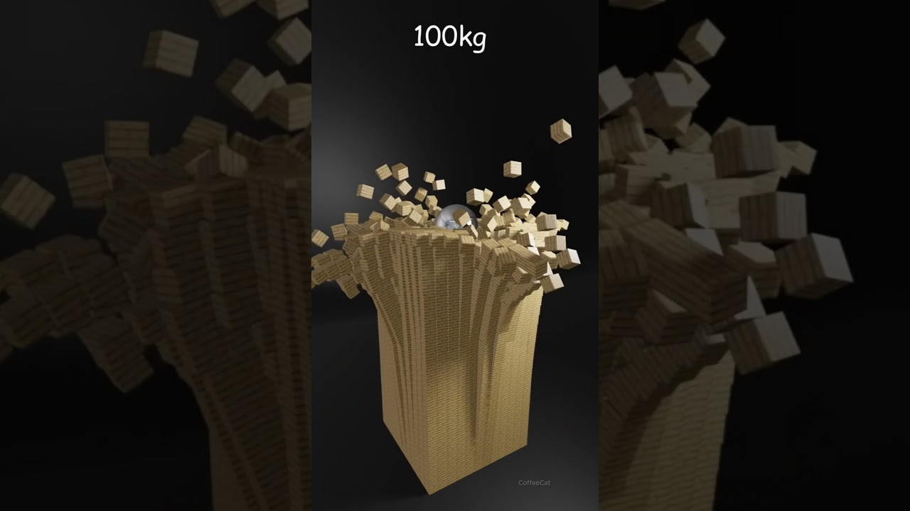 Wood Cubes Simulation