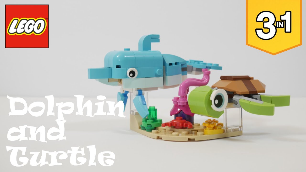 LEGO  3 in 1 Dolphin and Turtle 31128 - LEGO speed build