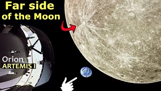 MOON and EARTH. Far side of the Moon! Latest Video Footage ! Orion Spacecraft, Artemis 1