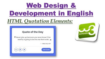 HTML Quotations using W3schools html | HTML Tutorial