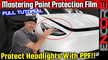 Headlight PPF install - A Step By Step PPF Tutorial (For Beginners!)