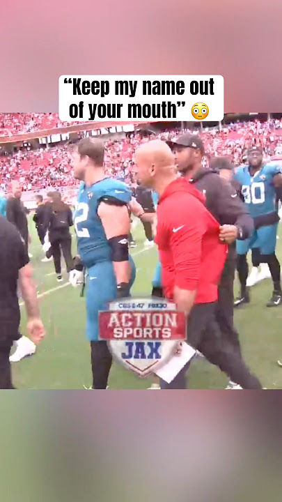 Liam Coen and Robert Saleh postgame 👀