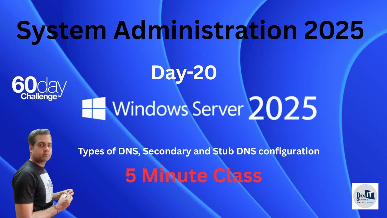 How to configure Secondary DNS in Server 2025 | Stub DNS configuration ...