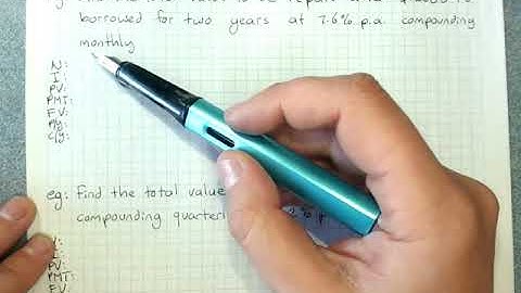 Introduction to TVM solver for compound interest