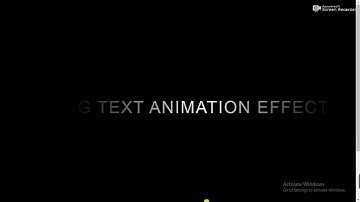 Shining Text Animation Effect With Html And CSS
