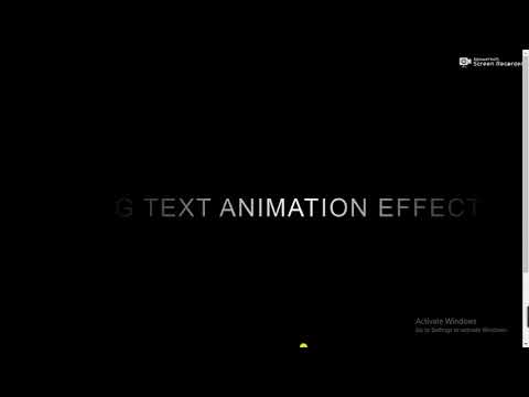 Shining Text Animation Effect With Html And CSS