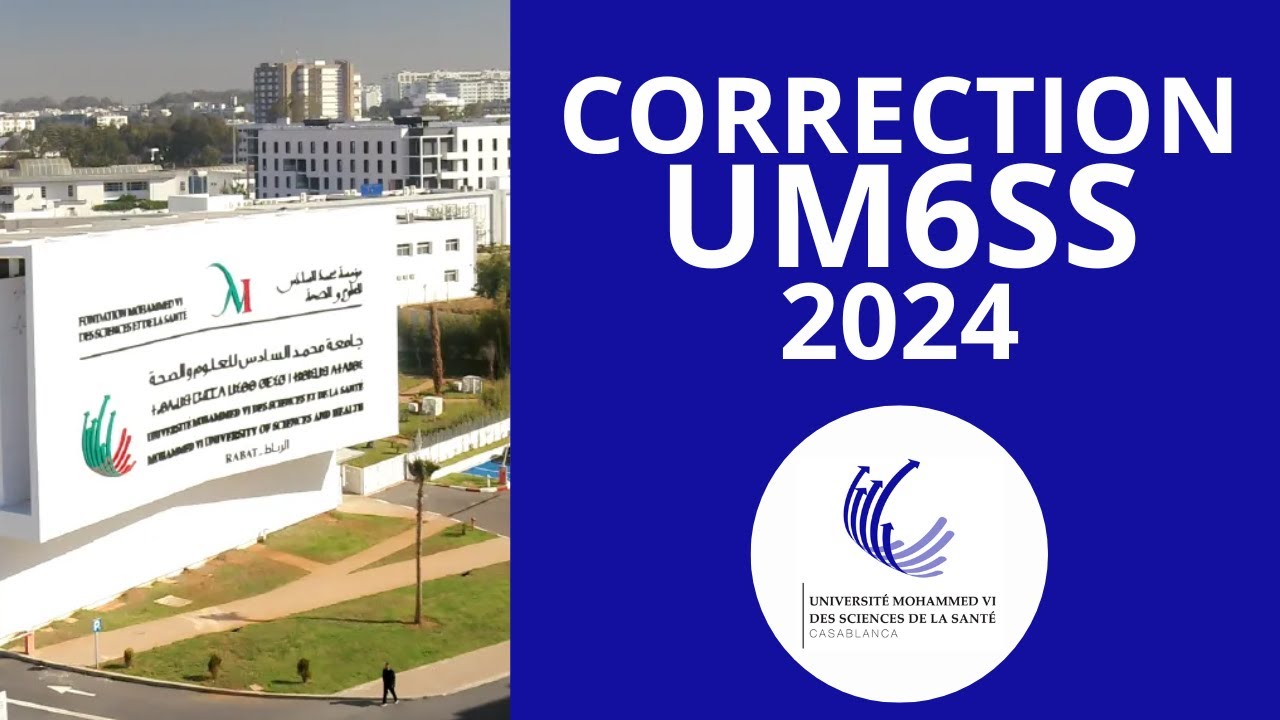 Correction du concours UM6SS 2024 (SVT) - Préparation des concours de ...