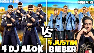 1 Dj Alok Vs 4 Justin Bieber Who will win The Challenge - Garena Free Fire screenshot 3