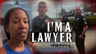 Officers Back Down After Sista Goes Off By Telling Them She's A Lawyer And Refused To Be Quiet