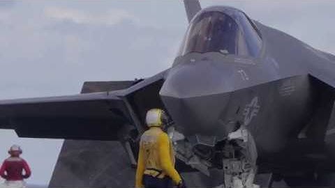 F-35C LIGHTNING II FLIGHT DECK OPS. UNITED STATES NAVY