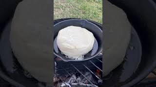 CAMPING FONDUE!!!!! Skillet Campfire Camembert