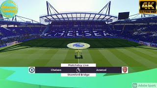 The Most Realistic PES 2021 Gameplay You Will Ever See • Chelsea vs Arsenal • Ultra Realism Mod • 4K