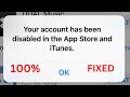 How to Fix Your Account Has Been Disabled in The App Store and iTunes | iPhone | iPad| iOS 17 | 2023