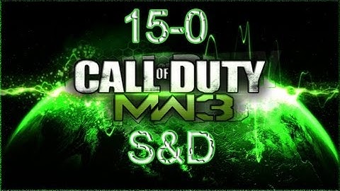 MW3 - 15-0 Search & Destroy Dome TobiasP