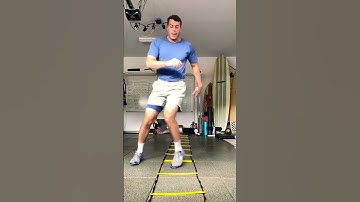 Agility Ladder: Cross-In-Front Forward & Back #agility #agilityladder #ladderdrills