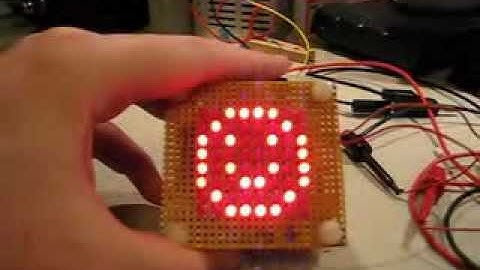 LED Matrix Display - Happy/Sad Display