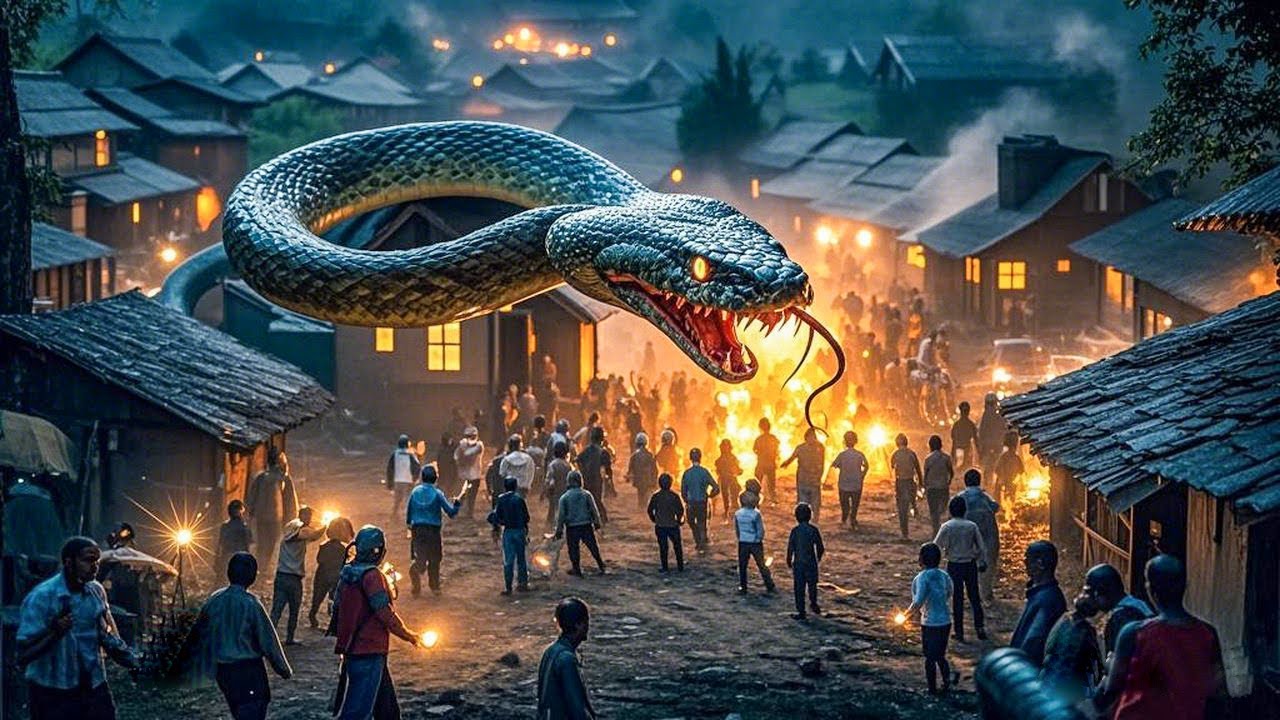 变异巨蛇袭击人类村庄,村民被巨蛇吓的连声祈求!【变异巨蟒Mutant Python】|驚悚 灾难 |【电影派对】 - YouTube