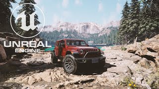 Ue 426 Jeep Wrangler  Raytracing Cinematic