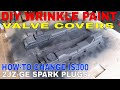 How To Wrinkle Paint Valve Cover | DIY IS300 Spark Plug Change | 2JZ Valve Cover Gasket Service