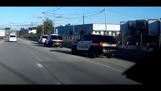 Walmart, truck gets egged and instant karma follows