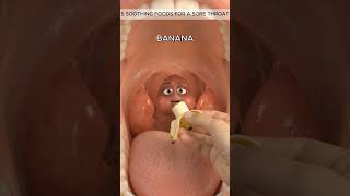 5 Foods That May Soothe a Sore Throat 🍯 #SoreThroat #ThroatCare #SoftFoods #Tonsils #Shorts