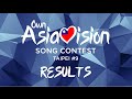 Own asiavision song contest 9 final results